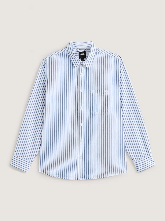 Foto del prodotto Vans - Camicia a maniche lunghe Premium Dobby Stripe, Uomo, Bianco