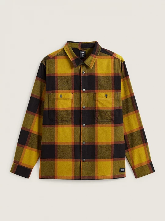 Foto del prodotto Vans - Camicia in flanella con motivo scozzese Larkspur, Uomo, Oro