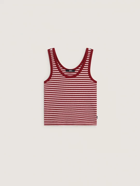 Foto del prodotto Vans - Canotta a righe Lilly, Donna, Rosso