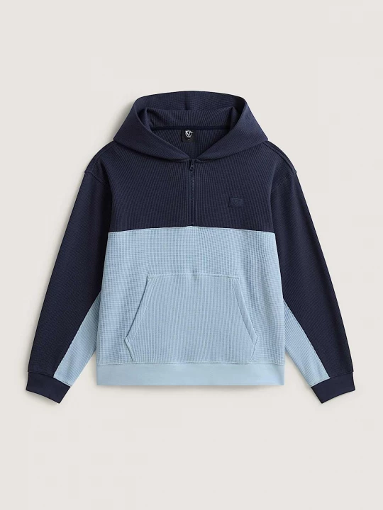 Foto del prodotto Vans - Felpa con cappuccio e mezza zip Vans x Rowan, Uomo, Blu