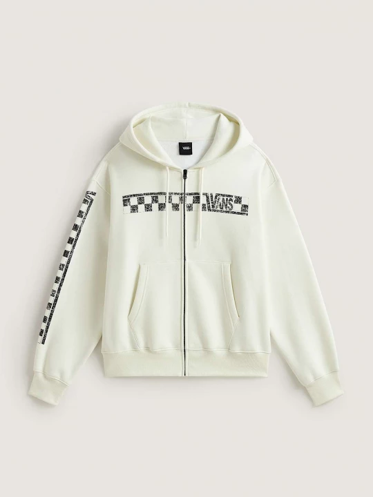 Foto del prodotto Vans - Felpa con cappuccio e zip Vans Racing, Uomo, Bianco