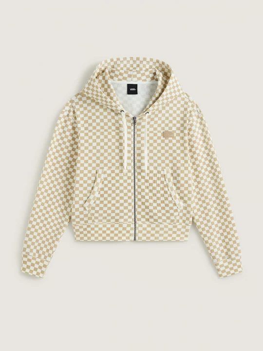 Foto del prodotto Vans - Felpa con zip intera effetto ristretto Pierce, Donna, Bianco