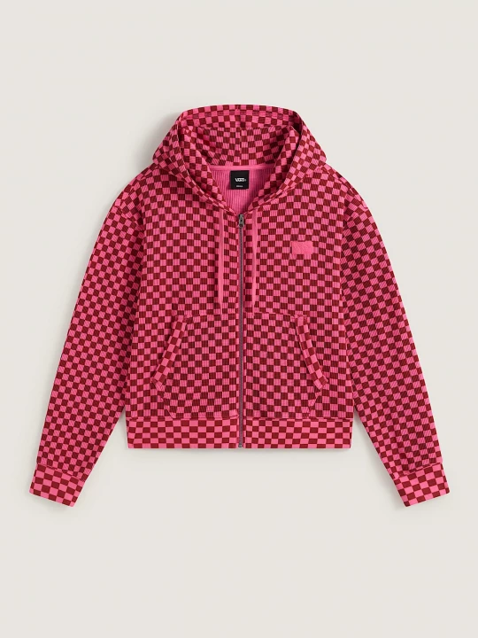 Foto del prodotto Vans - Felpa con zip intera effetto ristretto Pierce, Donna, Rosa