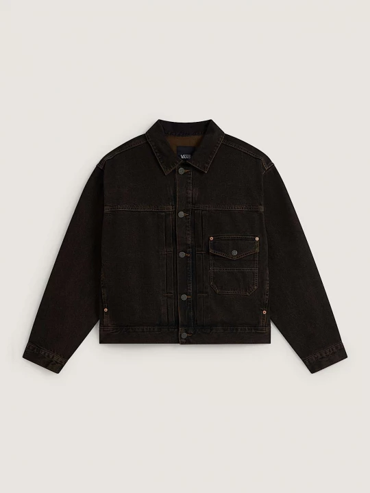Foto del prodotto Vans - Giacca trucker in denim Check-5, Uomo, Marrone
