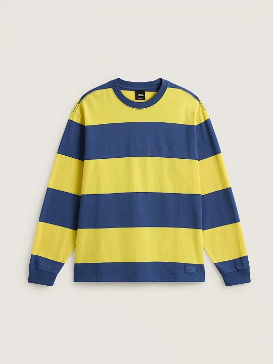 Foto del prodotto Vans - Maglia a maniche lunghe a righe Rugby, Uomo, Giallo