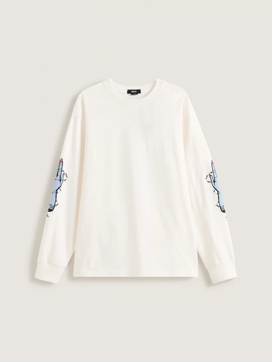 Foto del prodotto Vans - Maglietta a maniche lunghe Dayana Zombie Hand, Uomo, Bianco
