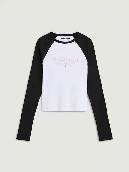 Foto del prodotto Vans - Maglietta a maniche lunghe raglan Y2K Star, Donna, Nero