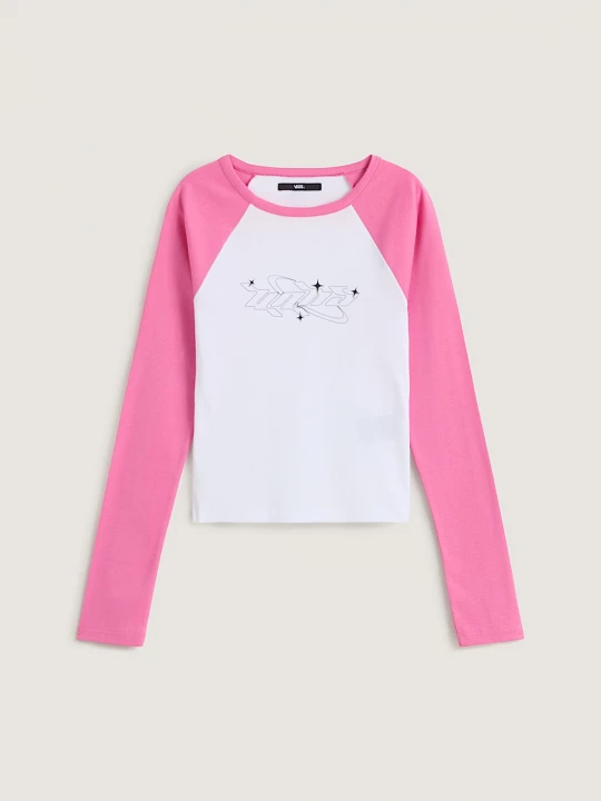 Foto del prodotto Vans - Maglietta a maniche lunghe raglan Y2K Star, Donna, Rosa