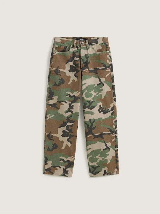 Foto del prodotto Vans - Pantaloni baggy Bambino / a in denim AOP Check-5 (8-14 anni), Verde