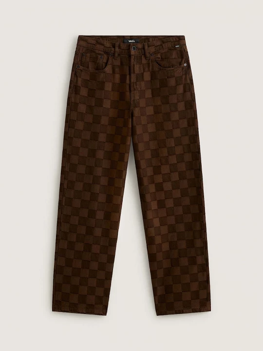 Foto del prodotto Vans - Pantaloni baggy in denim Check-5, Uomo, Marrone
