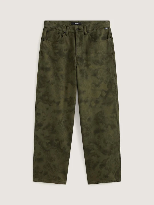 Foto del prodotto Vans - Pantaloni baggy in denim stampato Check-5, Uomo, Verde