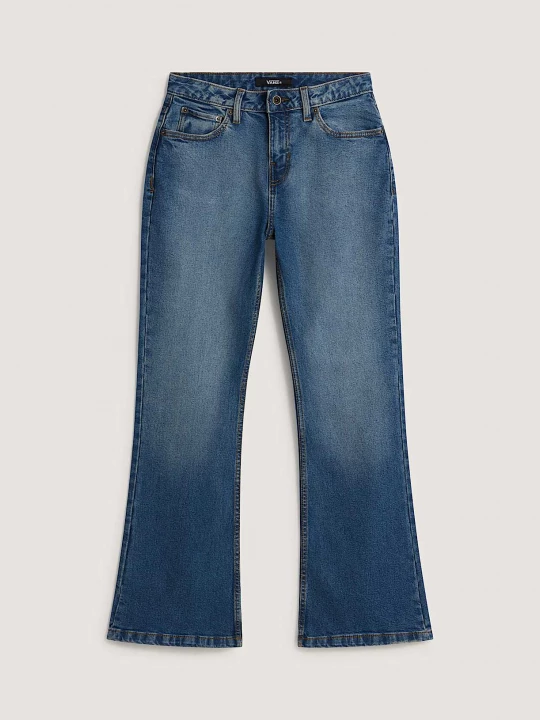 Foto del prodotto Vans - Pantaloni in denim a vita bassa Check-5 Boot Cut, Donna, Blu