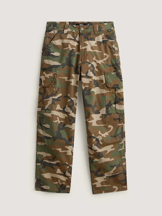 Foto del prodotto Vans - Para Baggy AOP Cargo Pant Aluminum Camo, Uomo, Verde