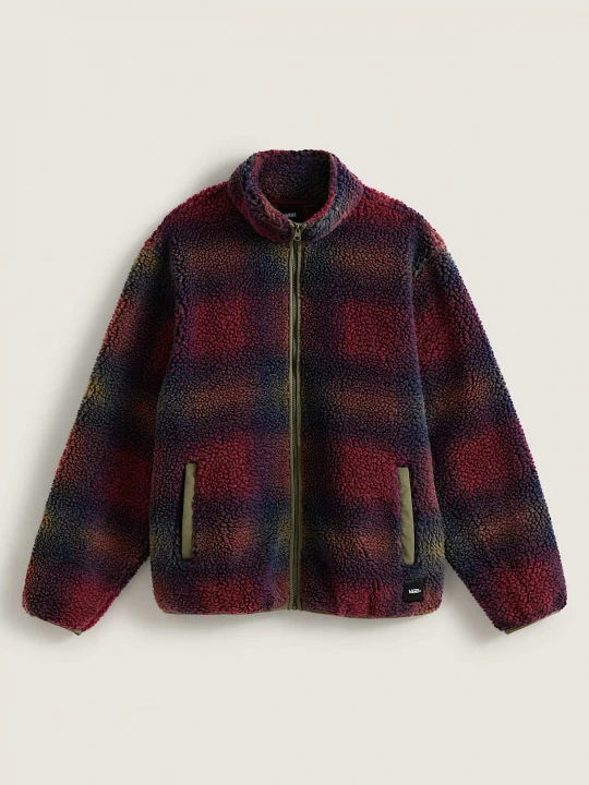 Foto del prodotto Vans - Pile con zip intera Heights, Uomo, Bordeaux