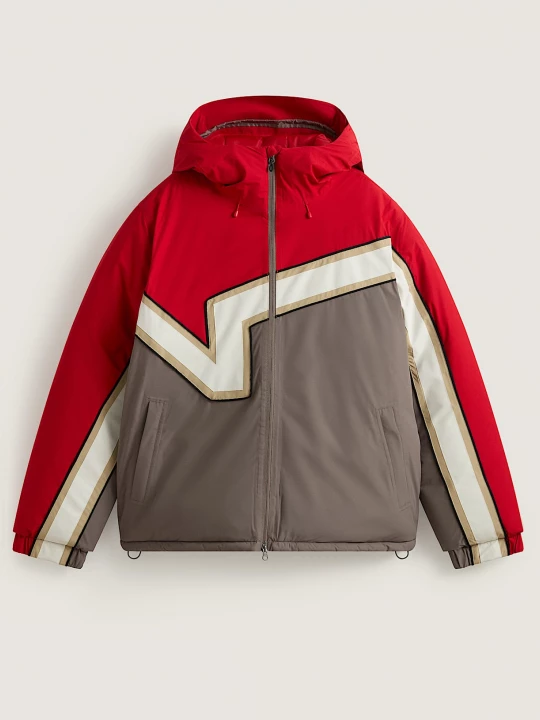 Foto del prodotto Vans - Piumino con cappuccio 90's Big Block, Uomo, Rosso