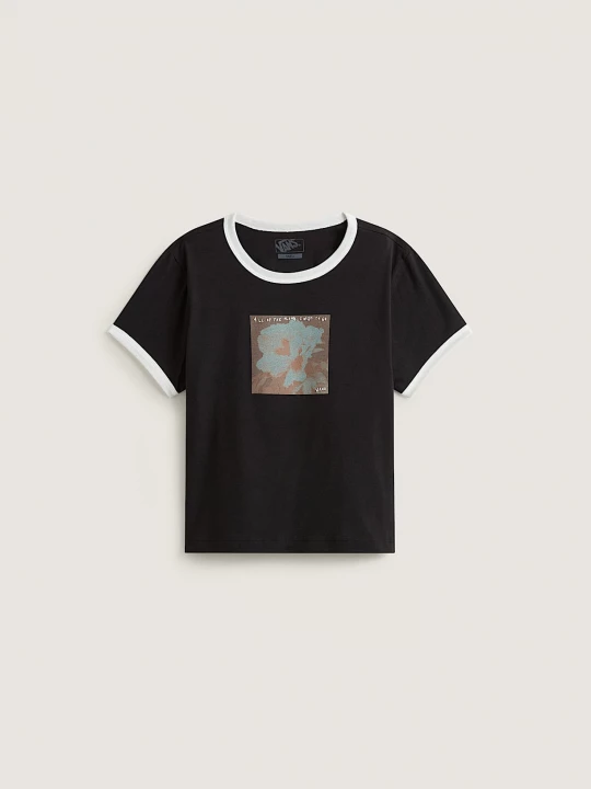 Foto del prodotto Vans - Places I Wish To Go Ringer SS Tee Black, Donna, Nero