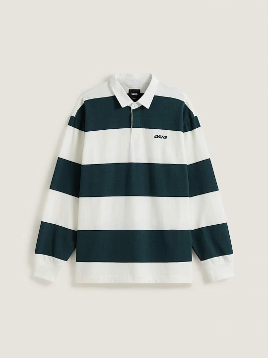 Foto del prodotto Vans - Polo in maglia Ward Stripe Rugby, Uomo, Verde