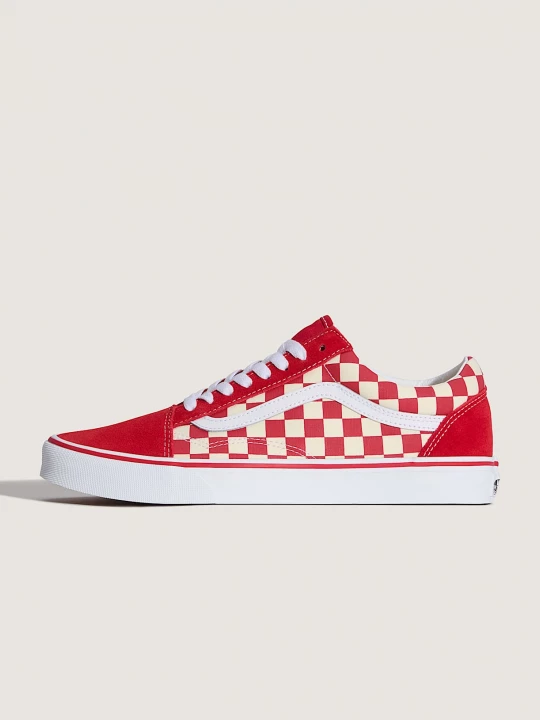 Foto del prodotto Vans - Scarpe Old Skool Checkerboard, Uomo, Rosso