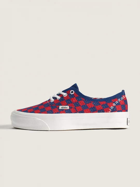 Foto del prodotto Vans - Scarpe Premium Authentic Checkerboard, Uomo, Rosso