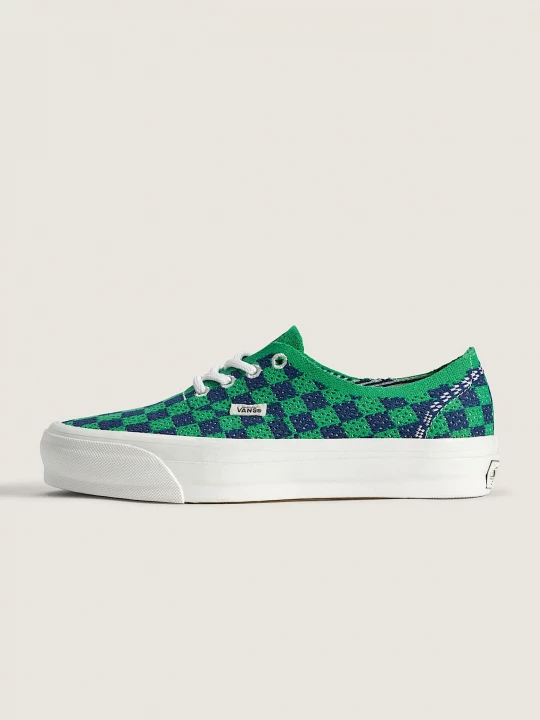 Foto del prodotto Vans - Scarpe Premium Authentic Checkerboard, Uomo, Verde