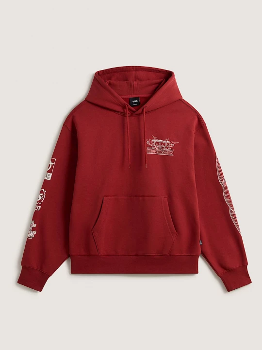 Foto del prodotto Vans - Vans Hotline Radio Pullover Poppy Ember, Uomo, Rosso