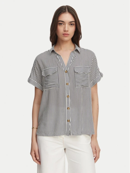 Foto del prodotto Vero Moda Camicia Bumpy 10310139 Blu scuro Regular Fit