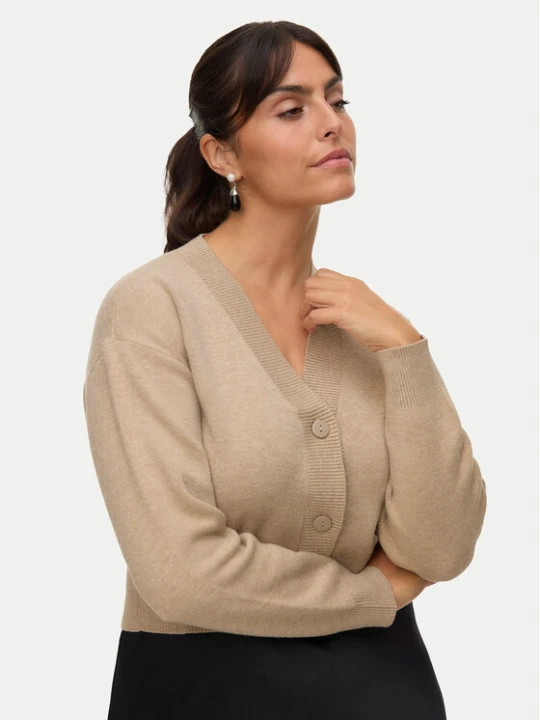 Foto del prodotto Vero Moda Cardigan Gold Art 10332210 Beige Regular Fit