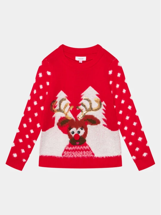 Foto del prodotto Vero Moda Girl Maglione Rudy 10272446 Rosso Regular Fit