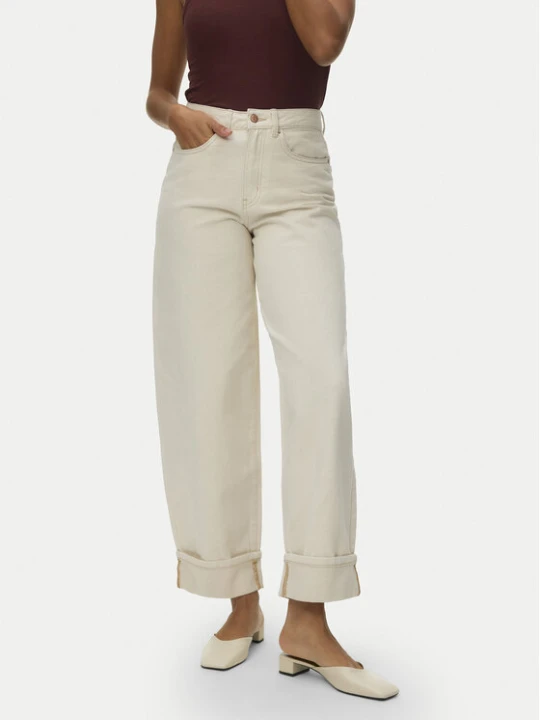 Foto del prodotto Vero Moda Jeans Zelda 10339347 Beige Wide Leg