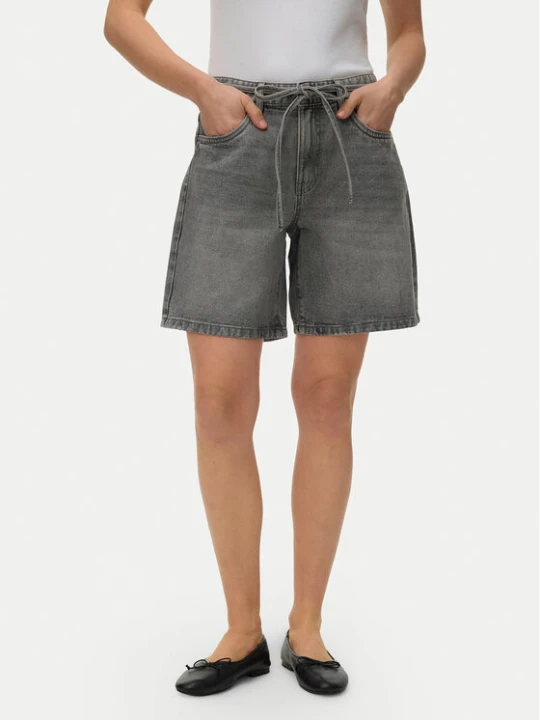 Foto del prodotto Vero Moda Pantaloncini di jeans Wien 10341837 Grigio Relaxed Fit