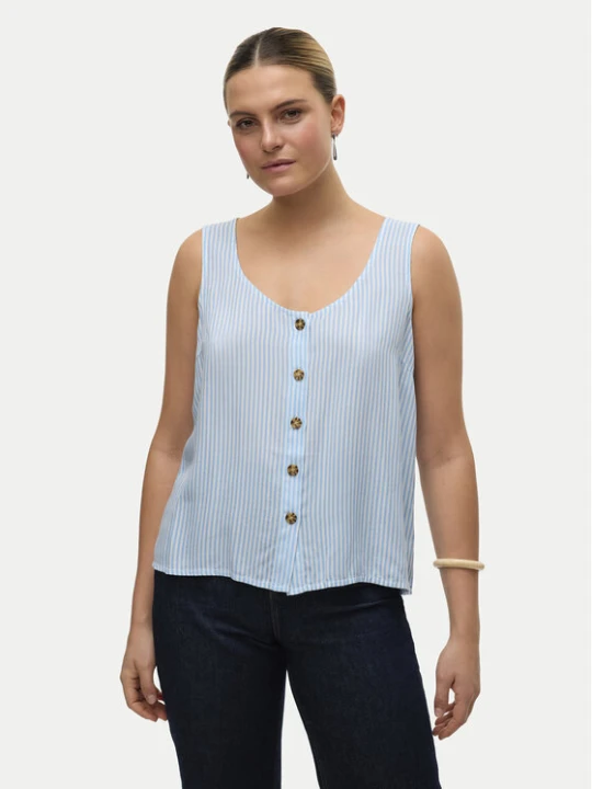 Foto del prodotto Vero Moda Top Bumpy 10325830 Azzurro chiaro Standard Fit