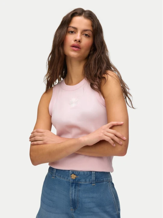 Foto del prodotto Vero Moda Top Nira 10341982 Rosa chiaro Slim Fit