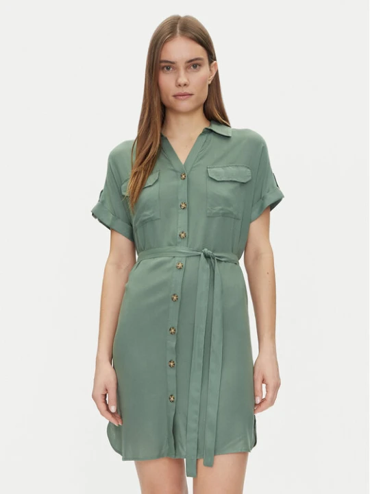 Foto del prodotto Vero Moda Vestito chemisier Bumpy 10325828 Verde Loose Fit