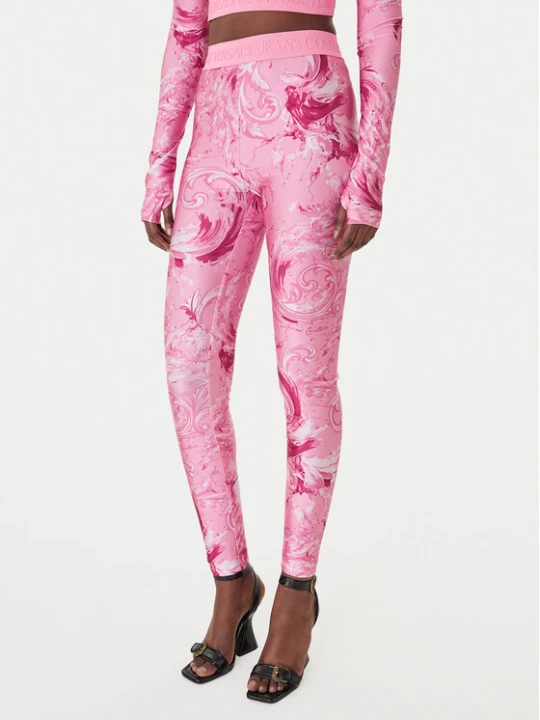 Foto del prodotto Versace Jeans Couture Leggings 80HAC101 JS532 Rosa Slim Fit