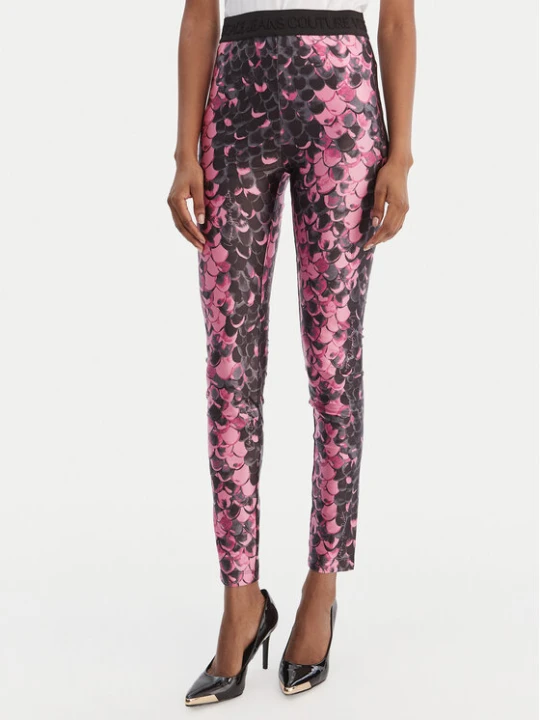 Foto del prodotto Versace Jeans Couture Leggings 80HAC101 JS552 Rosa Slim Fit