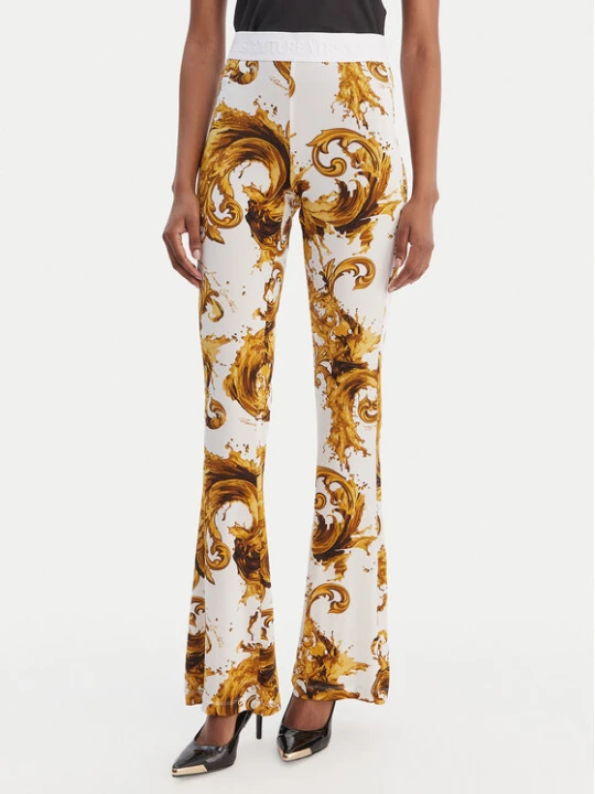 Foto del prodotto Versace Jeans Couture Leggings 80HAC107 JS533 Bianco Flare Fit