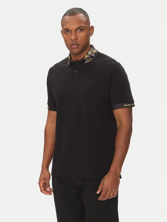 Foto del prodotto Versace Jeans Couture Polo 78GAGT04 Nero Regular Fit