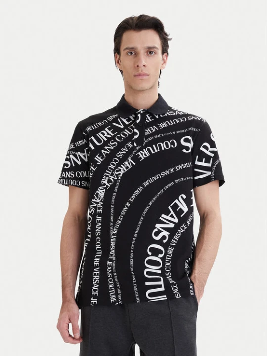 Foto del prodotto Versace Jeans Couture Polo 80GAG6R0 JS556 Nero Regular Fit