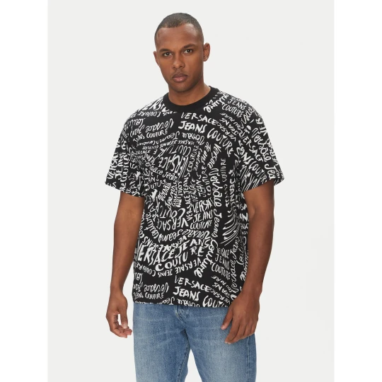 Foto del prodotto Versace Jeans Couture T-shirt 78GAH6R0 Nero Regular Fit