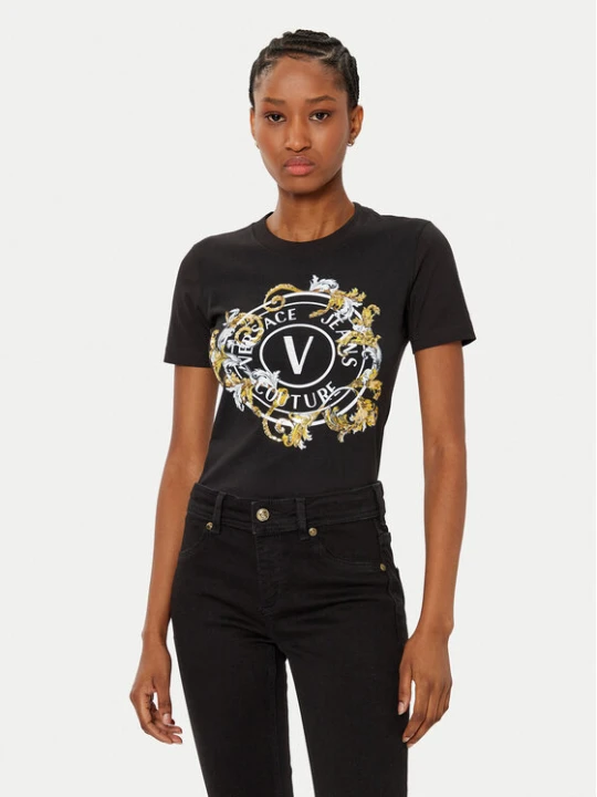 Foto del prodotto Versace Jeans Couture T-shirt 78HAHC01 Nero Regular Fit