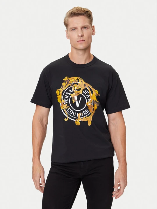 Foto del prodotto Versace Jeans Couture T-shirt 79GAHE01 CJ00T Nero Regular Fit