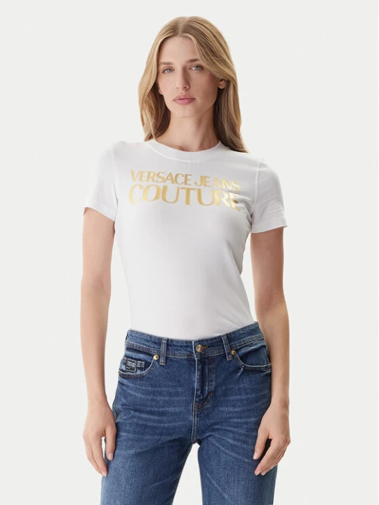 Foto del prodotto Versace Jeans Couture T-shirt 79HAHT02 CJ03T Bianco Regular Fit