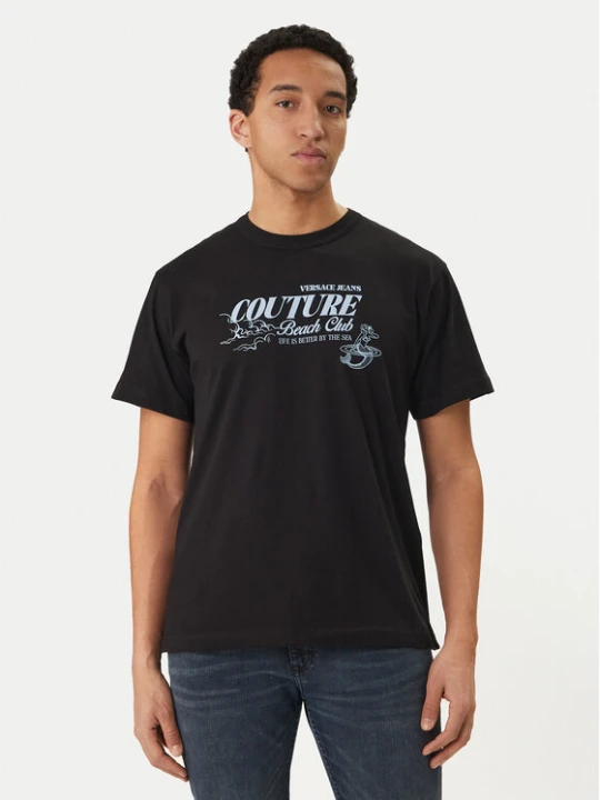 Foto del prodotto Versace Jeans Couture T-shirt 80GAHT10 CJ00T Nero Regular Fit