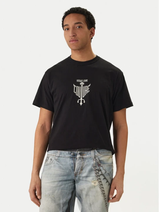 Foto del prodotto Versace Jeans T-shirt 80GAHT14 Nero Regular Fit