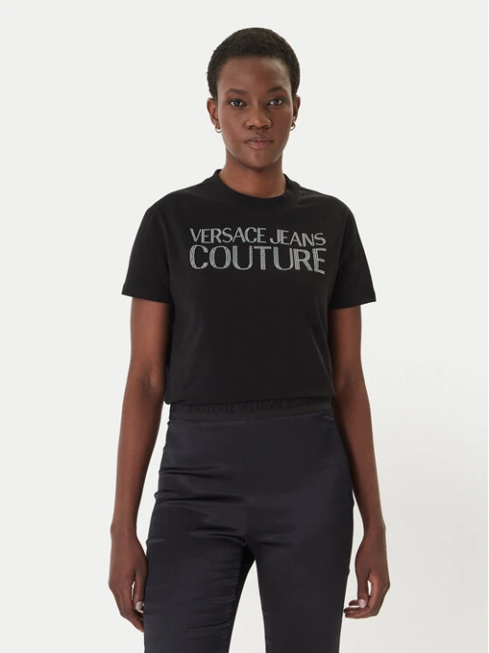 Foto del prodotto Versace Jeans T-shirt 80HAHT09 Nero Regular Fit