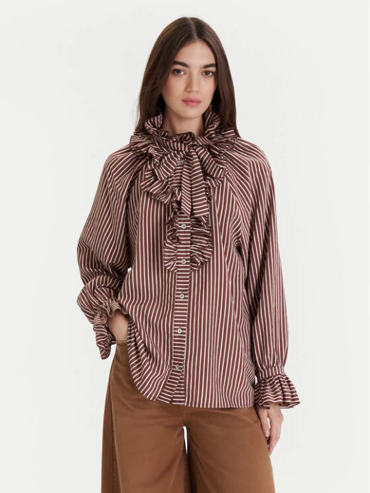 Foto del prodotto ViCOLO Camicia TF0287 Marrone Regular Fit