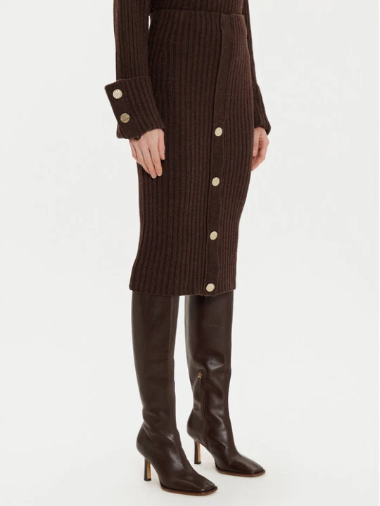 Foto del prodotto ViCOLO Gonna midi 55017S Marrone Regular Fit