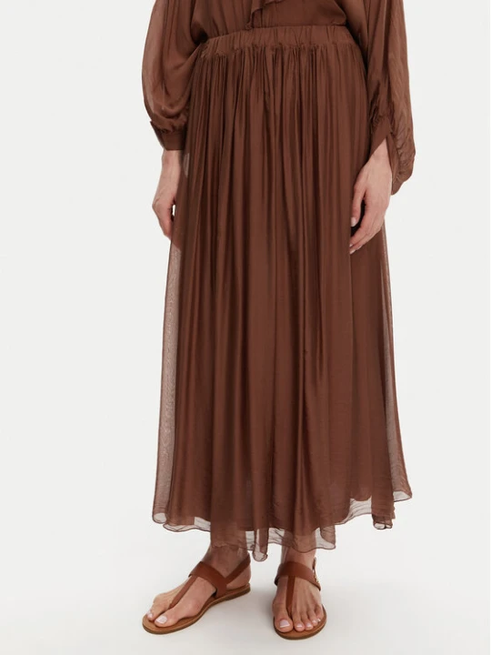 Foto del prodotto ViCOLO Gonna midi TD0022 Marrone Regular Fit