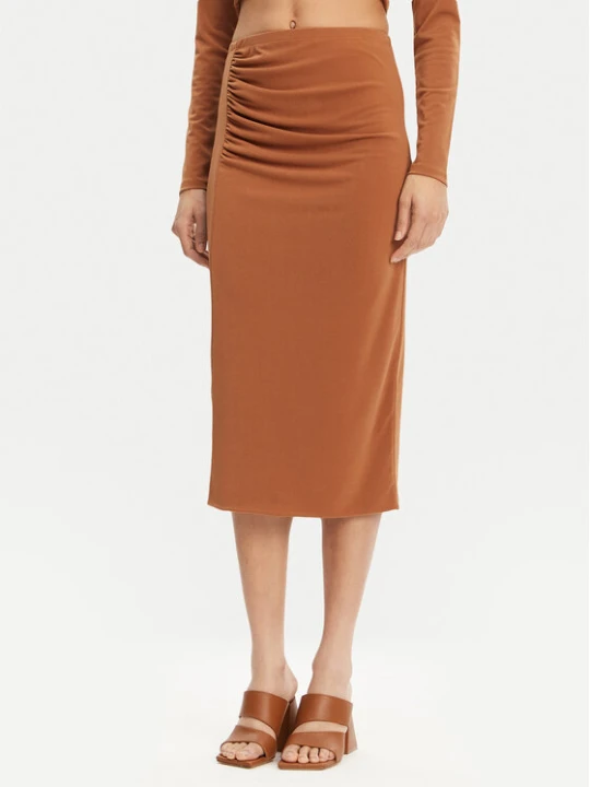 Foto del prodotto ViCOLO Gonna midi UD0010 Marrone Regular Fit