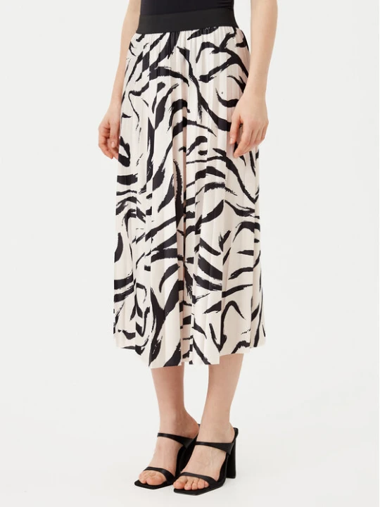 Foto del prodotto Vila Gonna plissettata Nitban Print 14068477 Beige Regular Fit